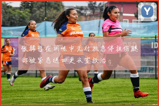 张稀哲在训练中无对抗急停扭伤腿部被紧急送回更衣室救治